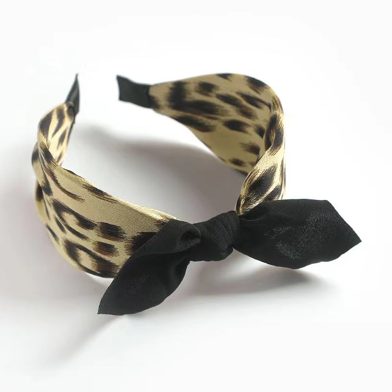 Wholesale Cashew Flower Wide Edge Fabric Headband
